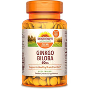 Sundown Ginkgo Biloba 60 MG | 200 Tablets