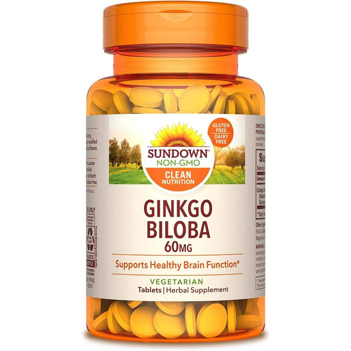 Sundown Ginkgo Biloba 60 MG | 200 Tablets