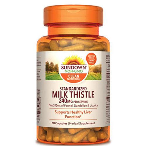 Sundown Milk Thistle 240 MG 60 Capsules