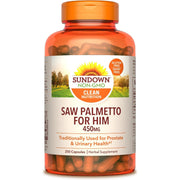 Sundown Saw Palmetto, For Him, 250 Capsules
