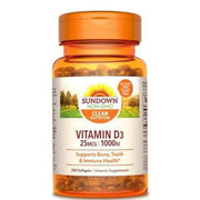 Sundown Vitamin D3 1000IU 200 Softgels