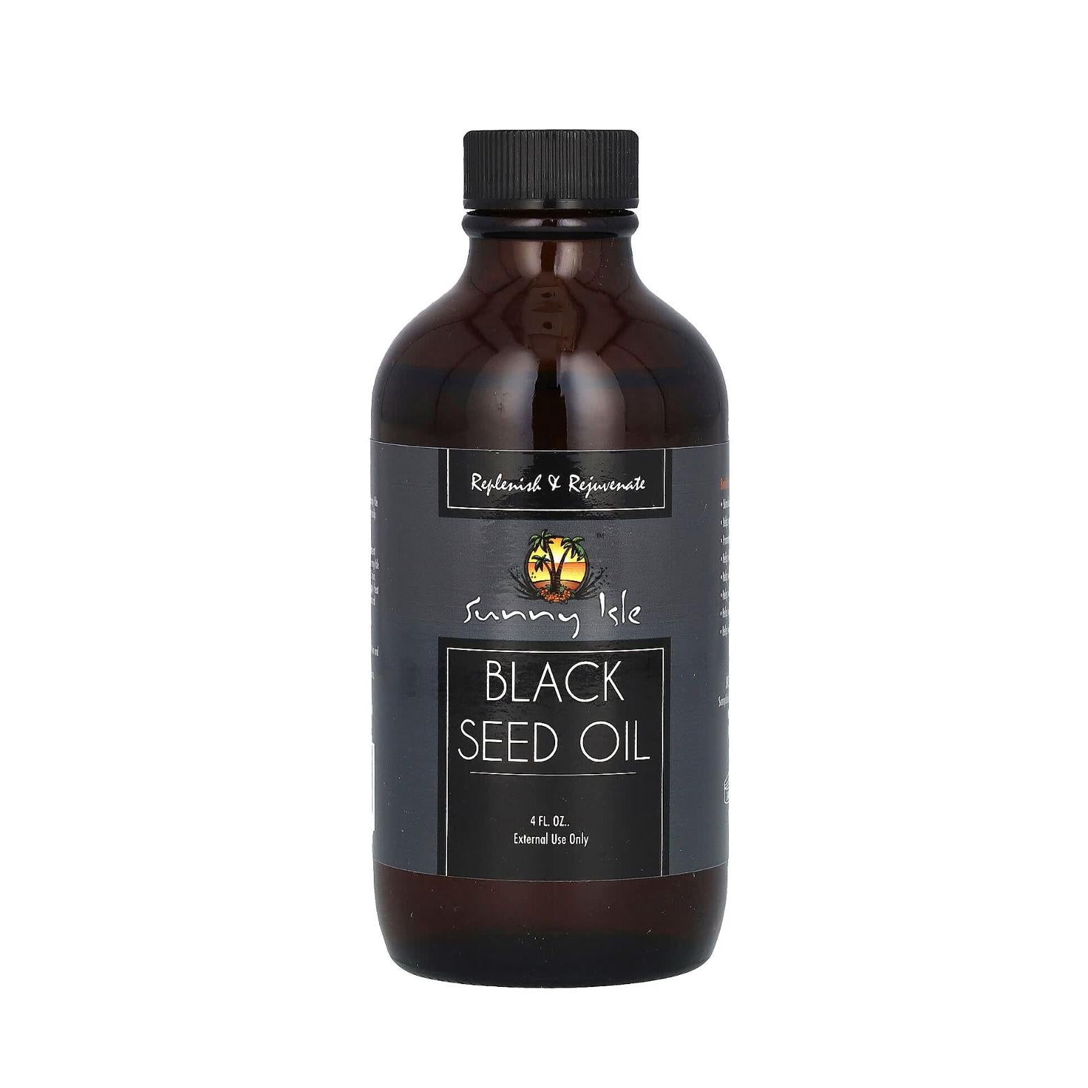 Sunny Isle Black Seed Oil For Skin and Hair 4 oz
