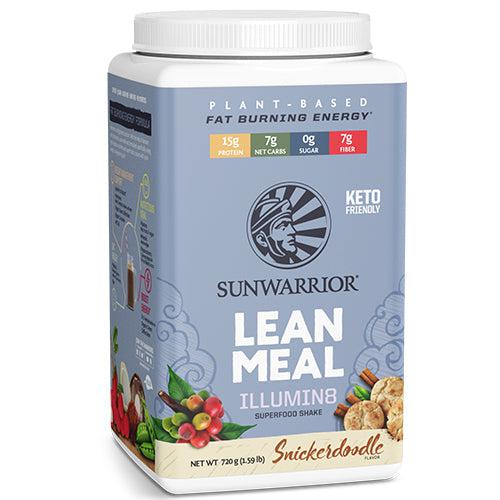 Sunwarrior Lean Meal Illumin8 Organic Vegan Superfood Meal Replacement with Probiotics Snickerdoodle