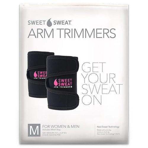 Sweet Sweat Arm Trimmers for women and men - Black and Pink Medium