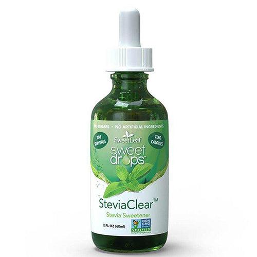 SweetLeaf Stevia Drops Clear Zero Calories Keto Friendly 60ml