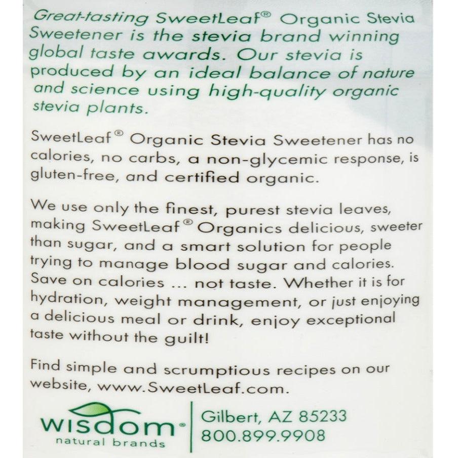 SweetLeaf Stevia Organic Powder Zero Calories Zero Carbs Keto 92g