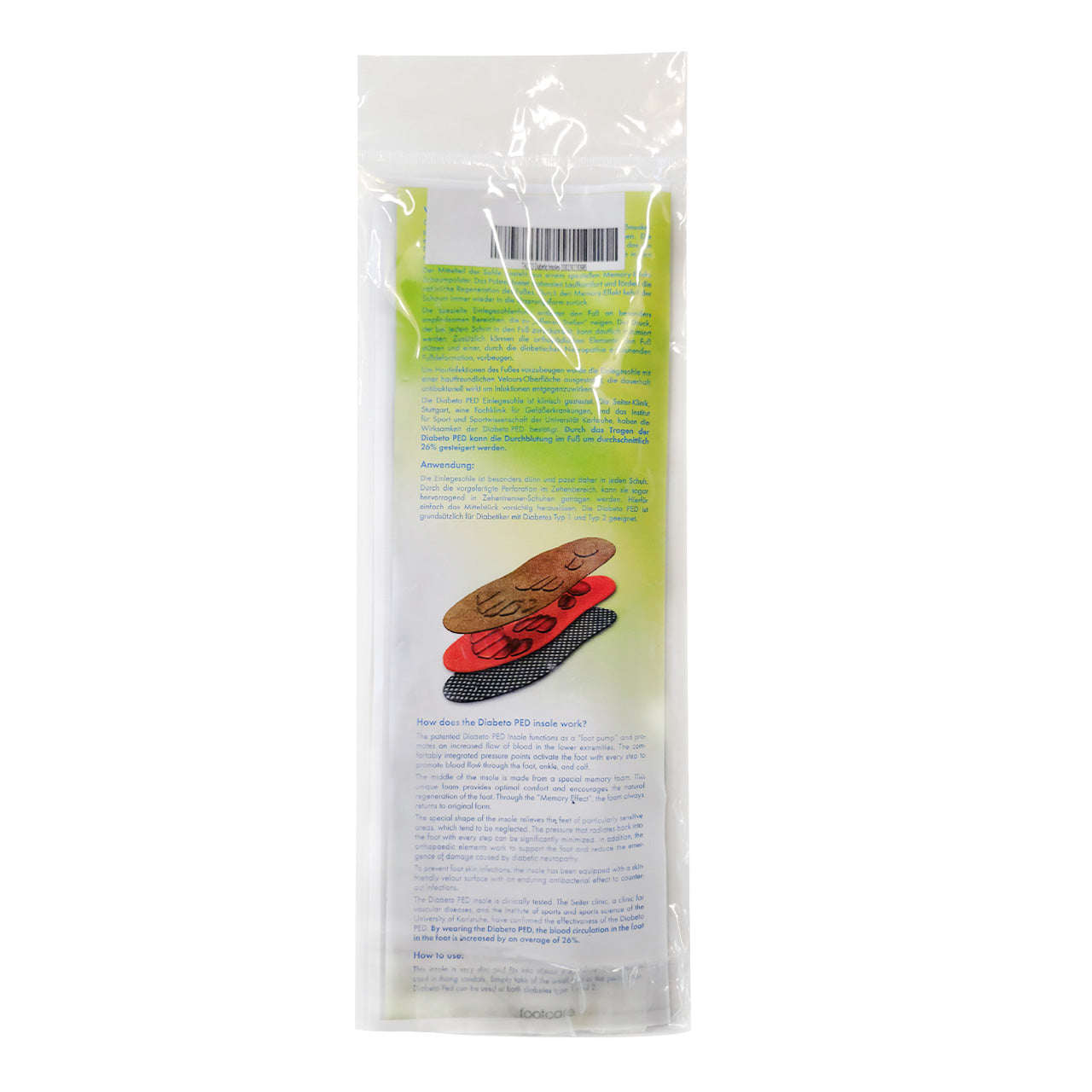 tacco footcare Diabeto PED, size; 35-38