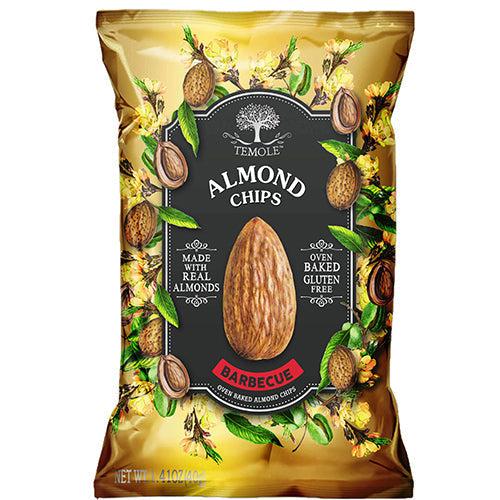 Temole Almond Chips Barbecue Oven Baked Gluten Free 40g