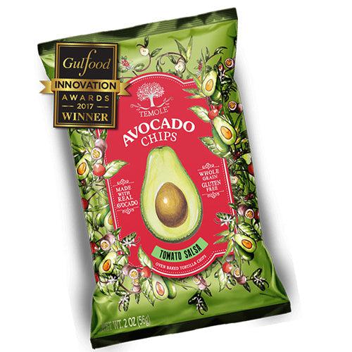 Temole Avocado Chips Tomato Salsa Oven Baked Gluten Free 56g