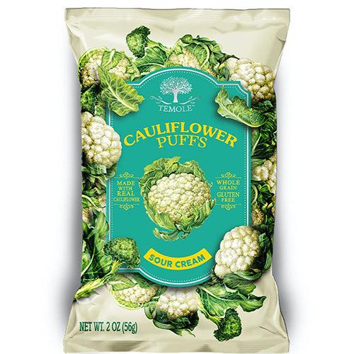 Temole Cauliflower Puffs Chips Sour Cream Gluten Free 56g