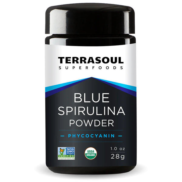 Terrasoul Organic Blue Spirulina Powder Superfood 28g