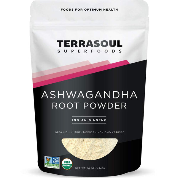 Terrasoul Superfoods Organic Ashwagandha Root Powder 454g