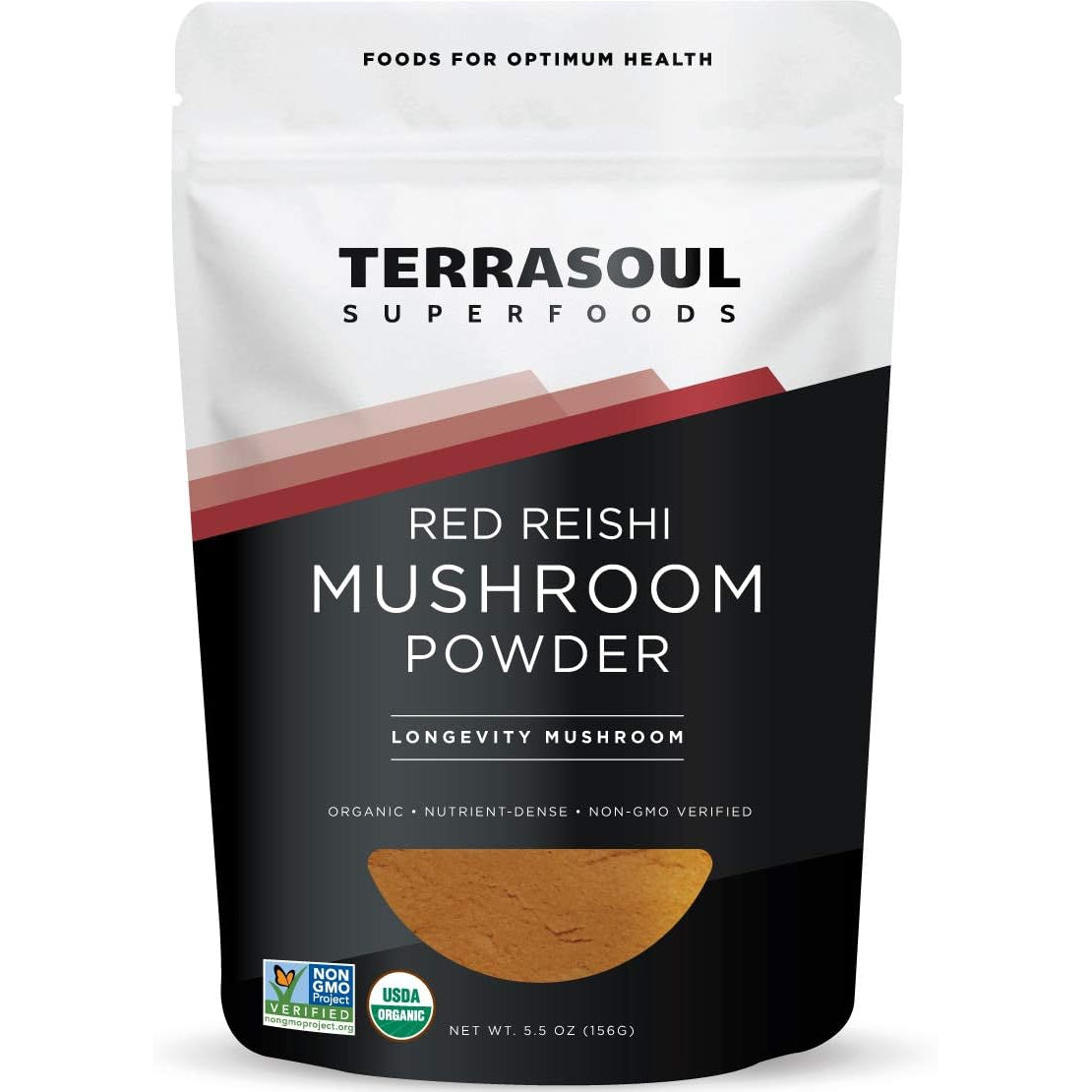 Terrasoul Superfoods Organic Reishi Mushroom Powder (4:1 Extract) - Immune Boosting | Coffee Enhancer | Deeper Sleep 156g