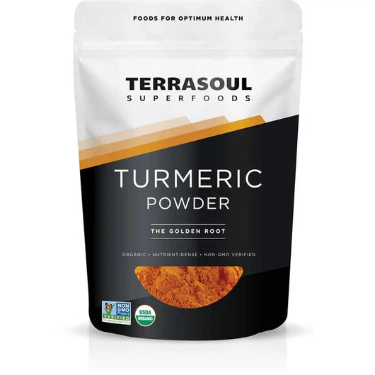 Terrasoul Superfoods Organic Turmeric Powder Premium Quality Curcumin - Lab Tested for Purity - 170g