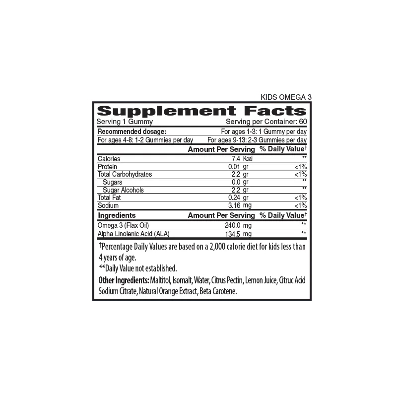 The Gummies Co. Omega 3 For Kids 60 Gummies