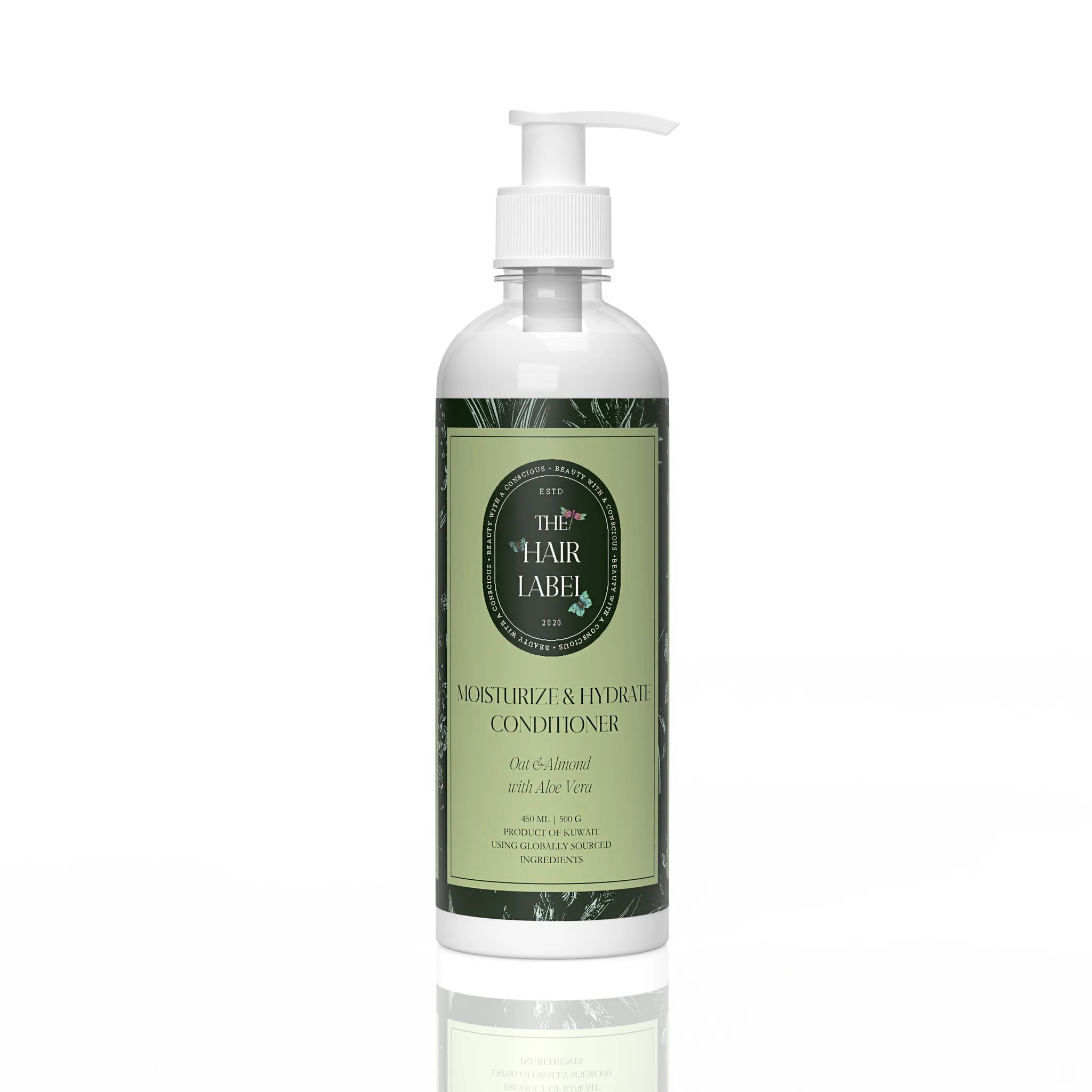 The Hair Label Moisturize and Hydrate Hair Conditioner With Aloe Vera Free of Parabens, Sulfates and Silicones 500 ml
