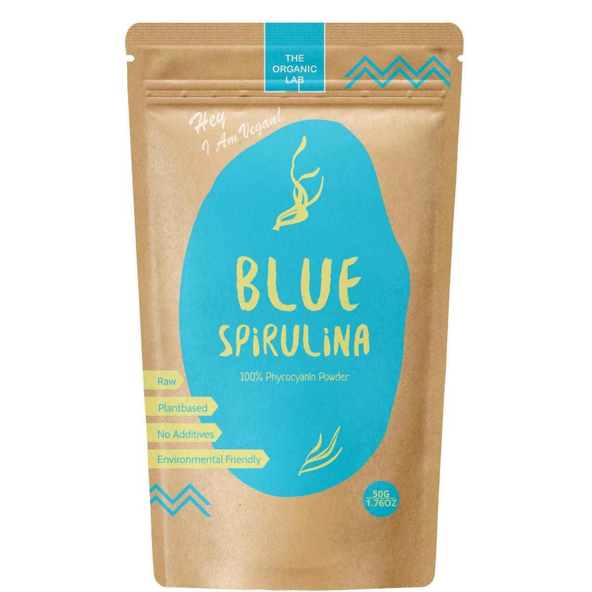 The Organic Lab Blue Spirulina 50g | 100% Natural | No Added Sugar