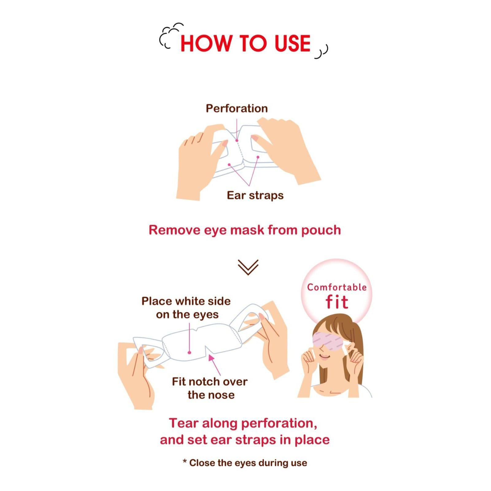 TheMoreCare Steam Warming Eye Masks Chamomile 5pcs