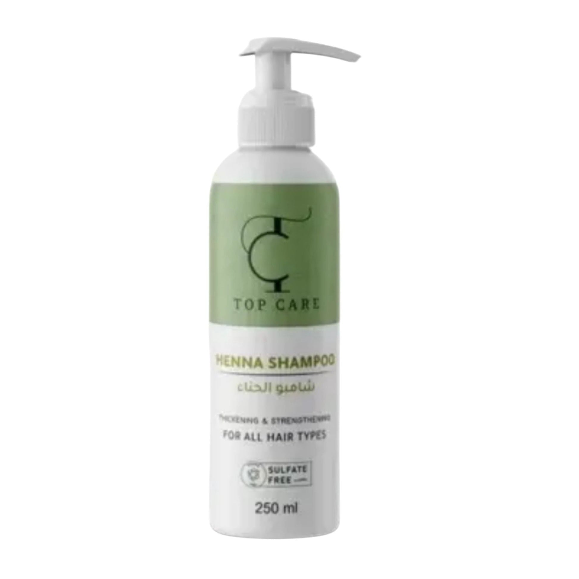 Top Care Henna Shampoo For All Hair Type Sulfate Free 250ml