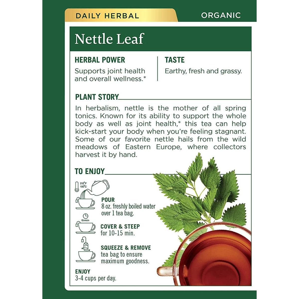 Traditional Medicinals Organic Nettle Leaf 16 Tea Bags