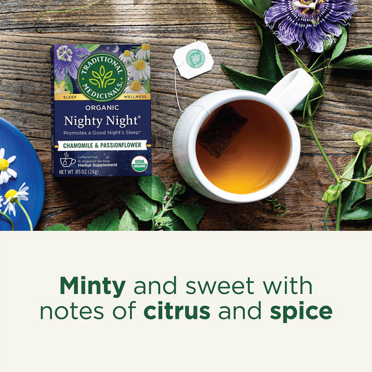 Traditional Medicinals Organic Nighty Night Tea For A Good Night’s Sleep 16 bags