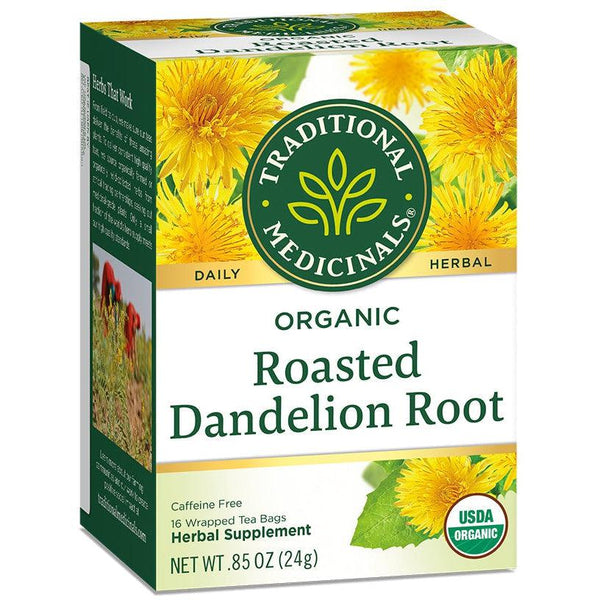 Traditional Medicinals Organic Roasted Dandelion Root Tea 16 bags