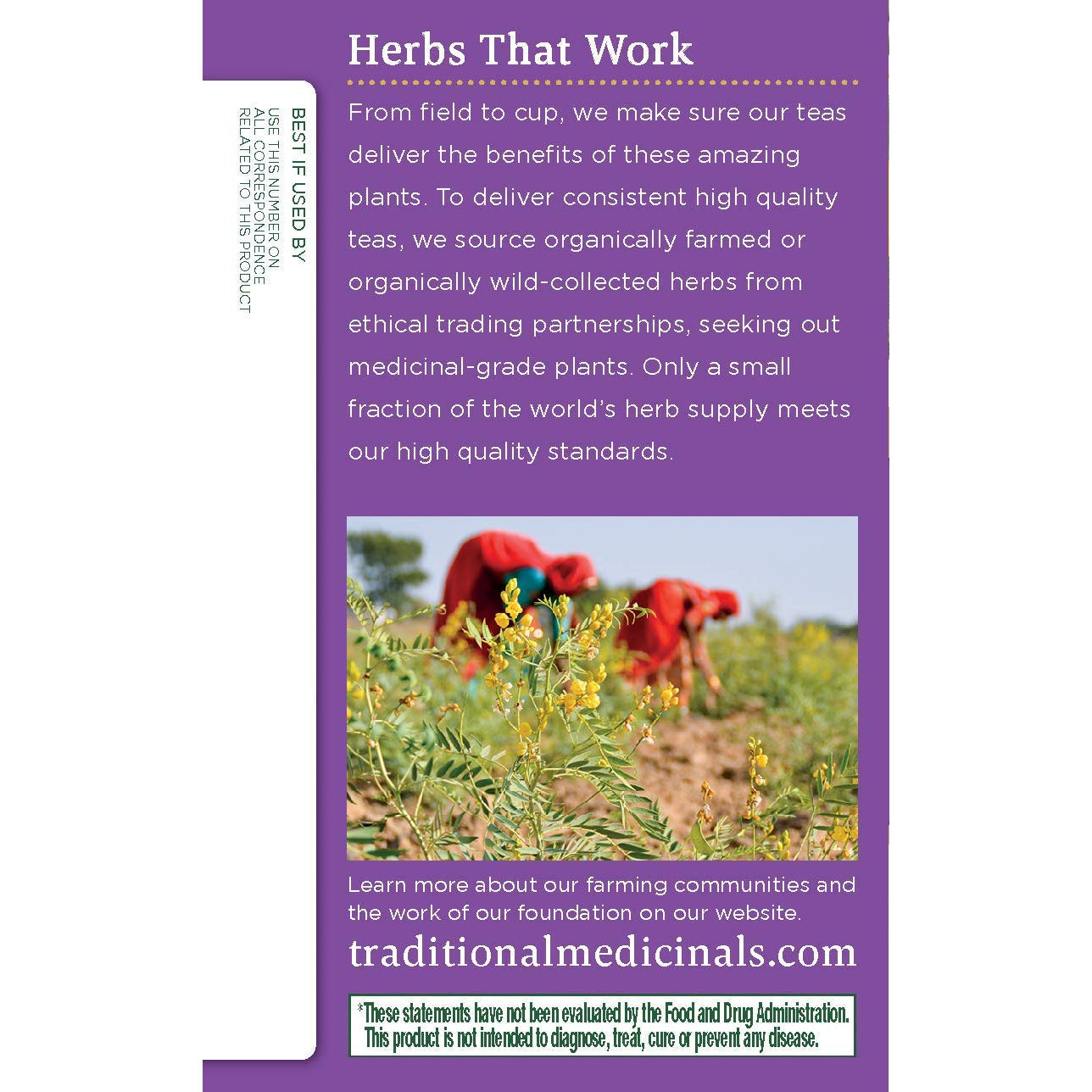 Traditional Medicinals Organic Smooth Move Herbal Tea with Organic senna leaf, Organic licorice root and Organic fennel fruit 16 Bags