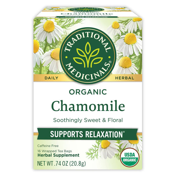 Traditional Medicinals Tea Organic Chamomile 16 Bags