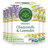 Traditional Medicinals Tea Organic Chamomile & Lavendar Tea For Stress Relief 16 Bags