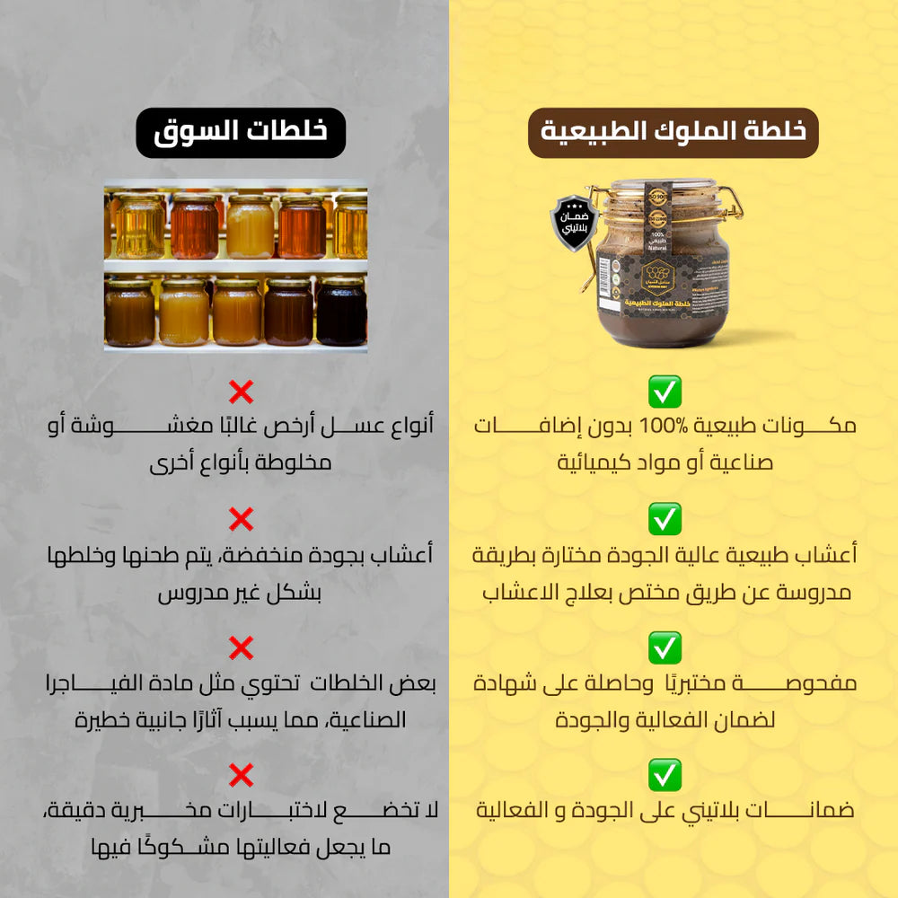 مناحل الثنيان خلطة الملوك الطبيعية 285 جم