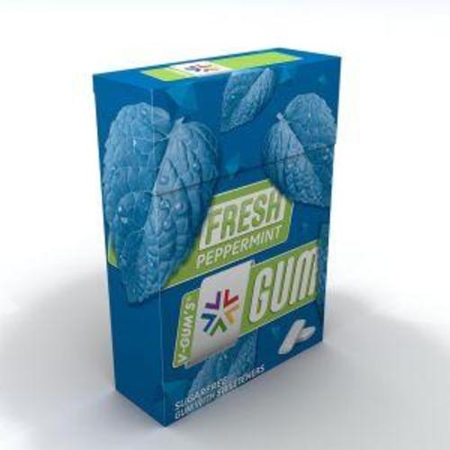 V-Gum's Sugar Free Fresh Spearmint Gum 22.5g
