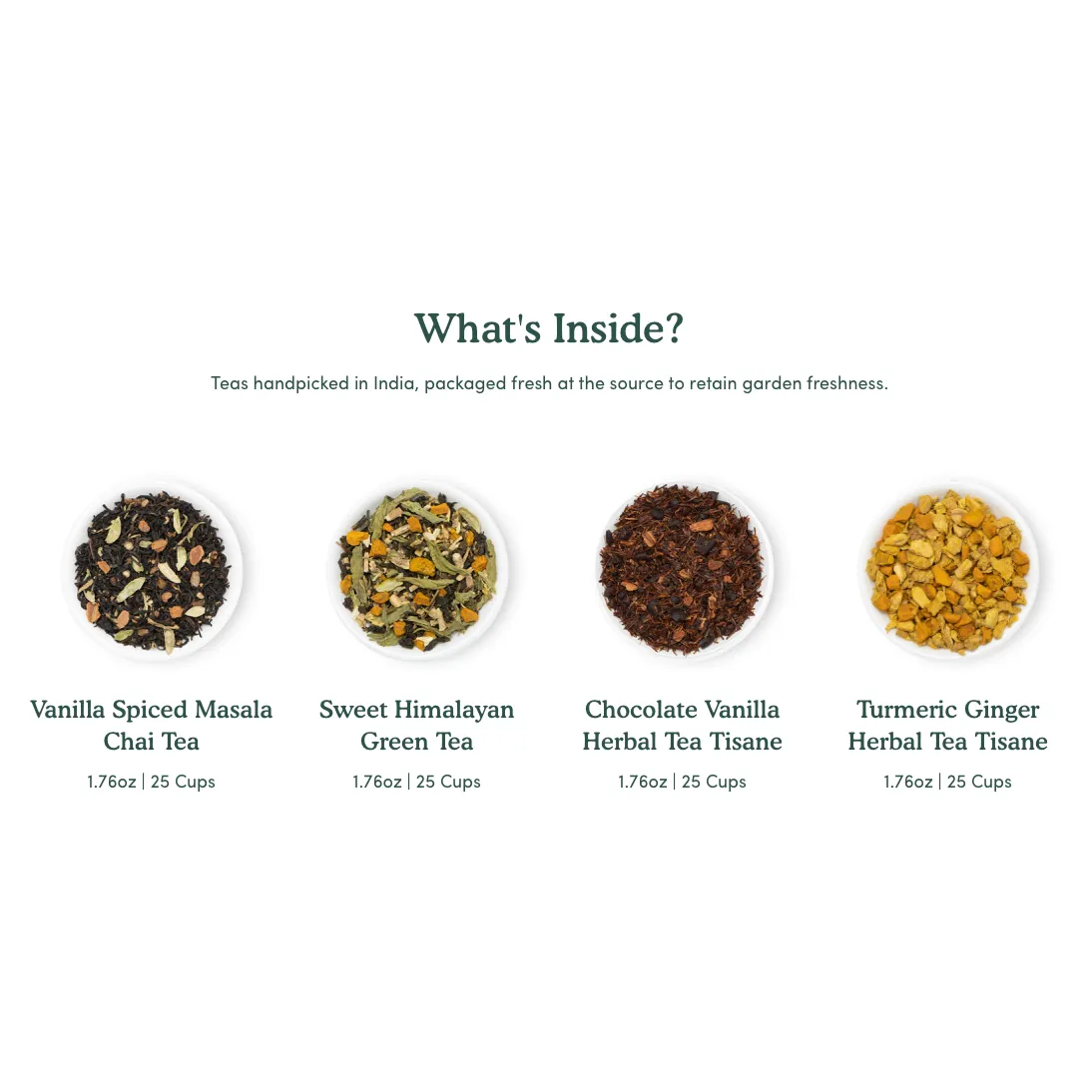 Vahdam Happy Birthday, Premium Tea Gift Set, 4 Teas