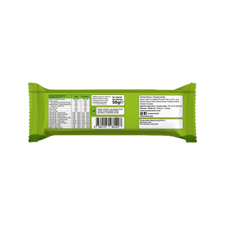 WASPCO High Protein Bar Pistachio Flavor 50g