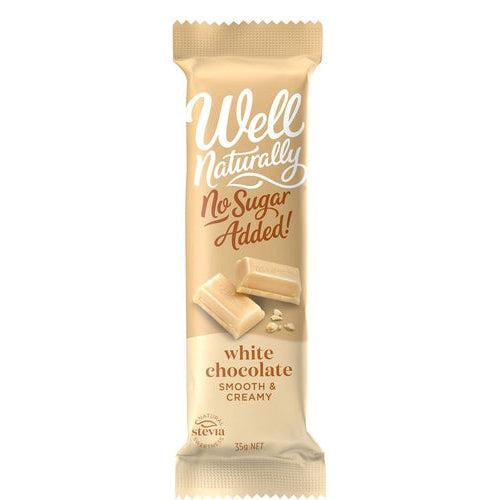 Well Naturally KETO No Added Sugar Gluten Free White Chocolate Creamy White 35g