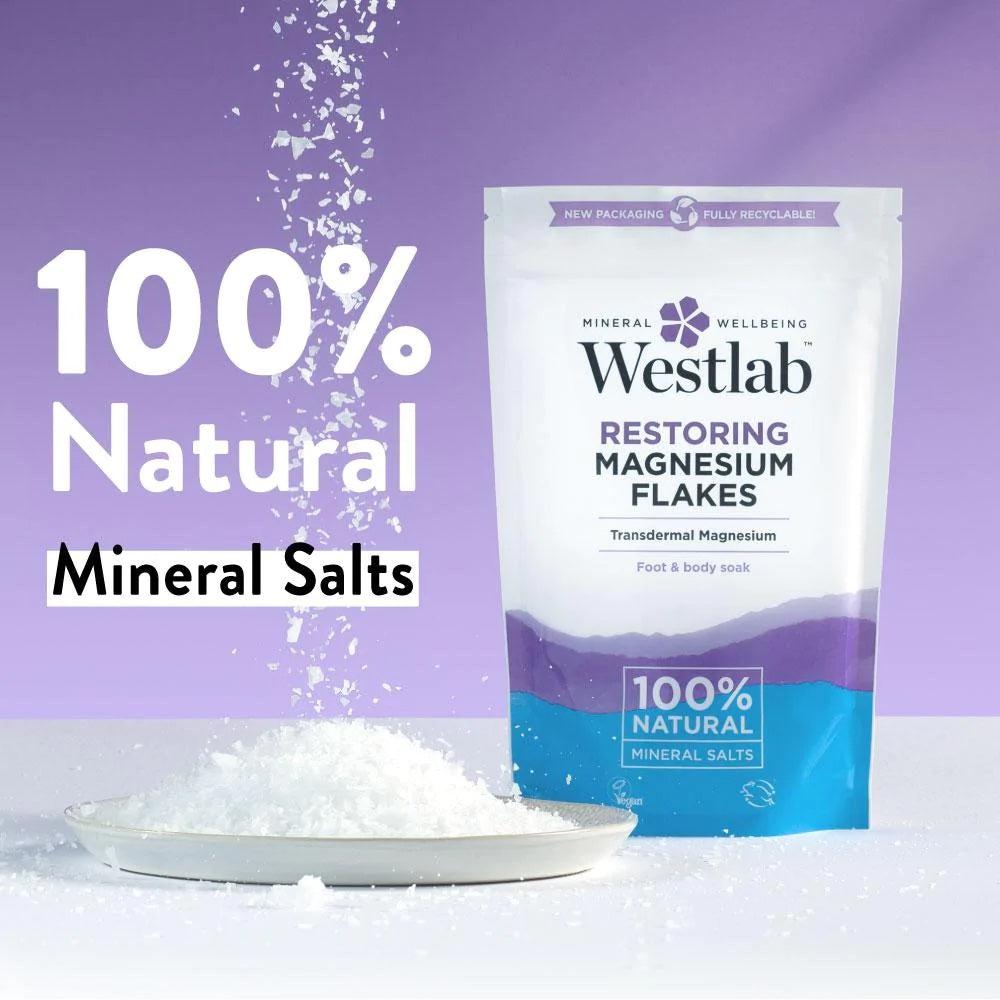 Westlab Restoring Magnesium Bath Flakes For Muscles and Joints 1kg