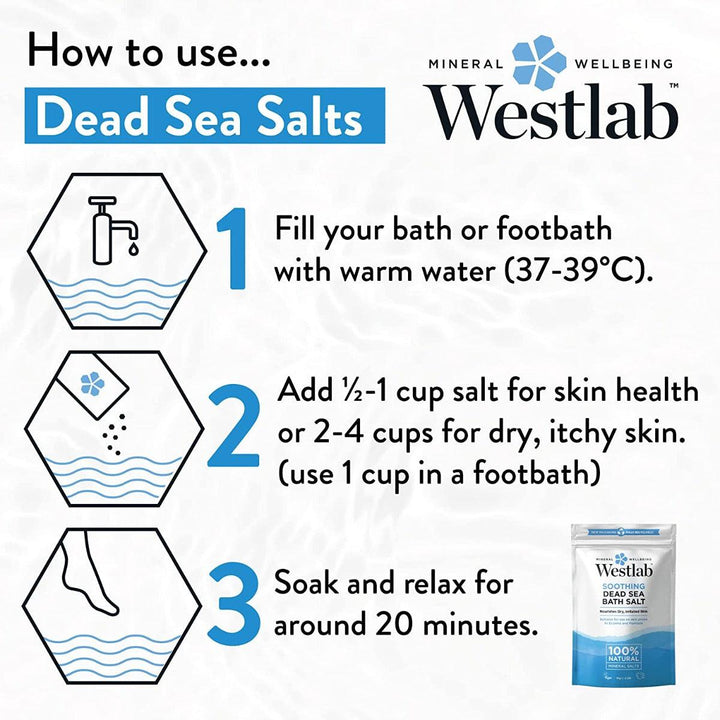 Westlab Soothing Dead Sea Bath Salt 1kg