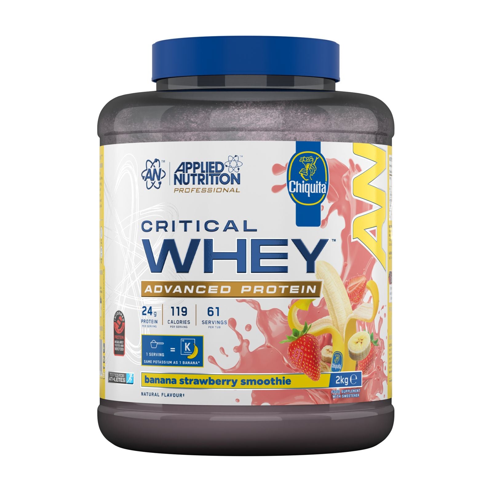 Applied Nutrition Critical Whey Chiquita Strawberry Banana Milkshake 2Kg