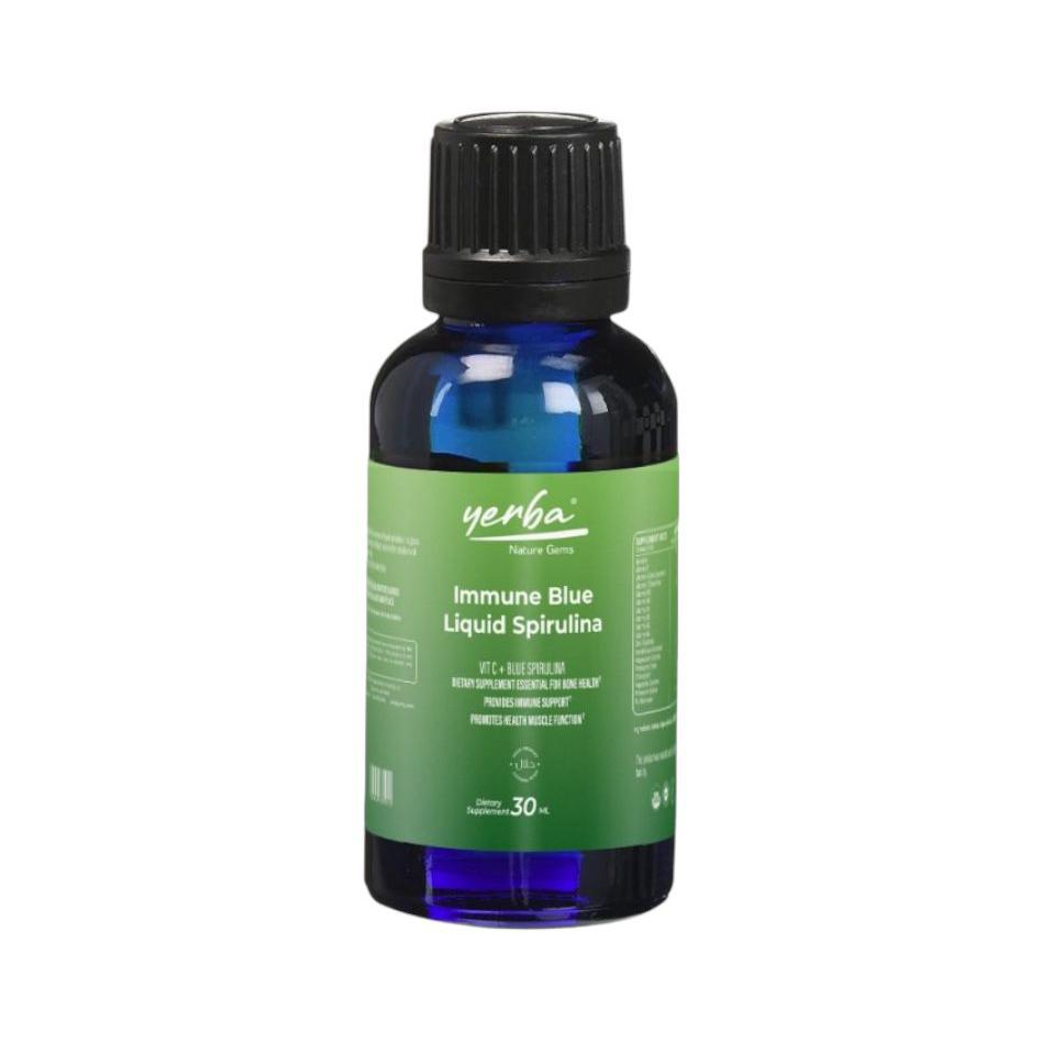 Yerba Immuno Blue Liquid Spirulina with Vitamin C Complex 30ML