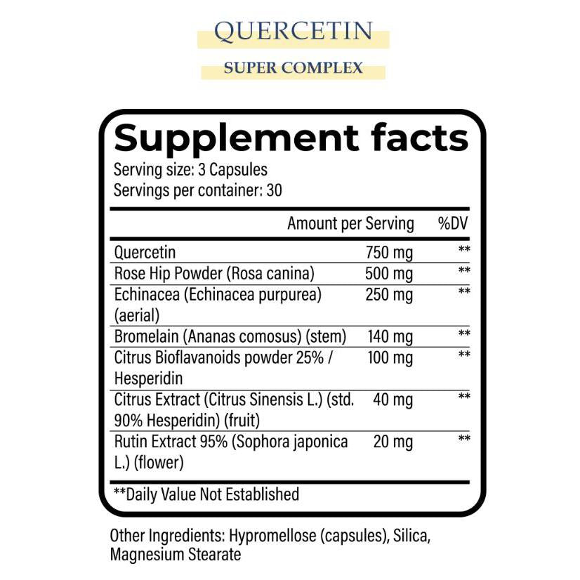 Yerba Quercetin Super Complex Halal Product 90 Capsules
