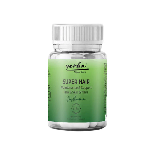 Yerba Super Hair, Skin & Nails Complex Halal Product 60 Capsules