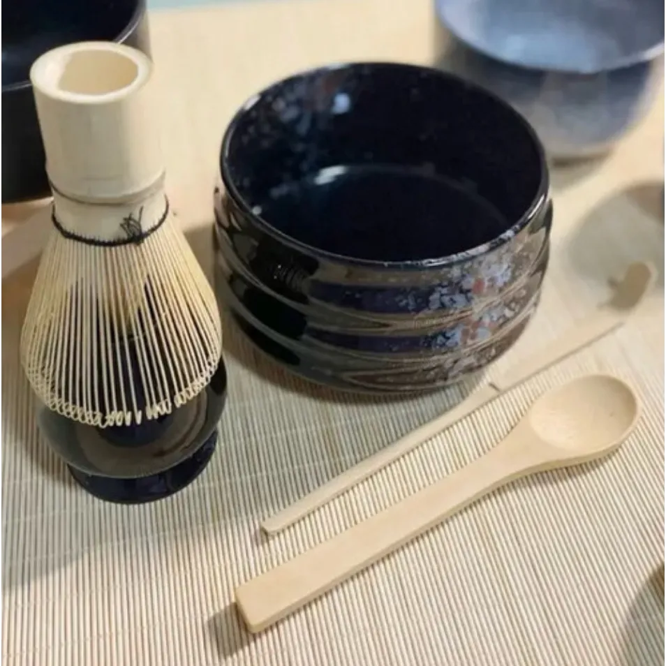 Yoocha Japanese Matcha Set 5 Pieces Black