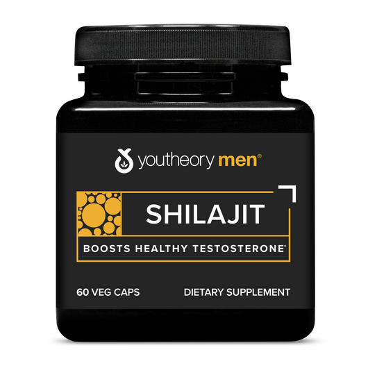 Youtheory Mens Shilajit Advanced, Pure Himalayan superfood, Boost Healthy Testosterone 60 Capsules