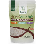 Zaadana Natural Whole Psyllium Husk - 250g | High-Fiber Digestive Support