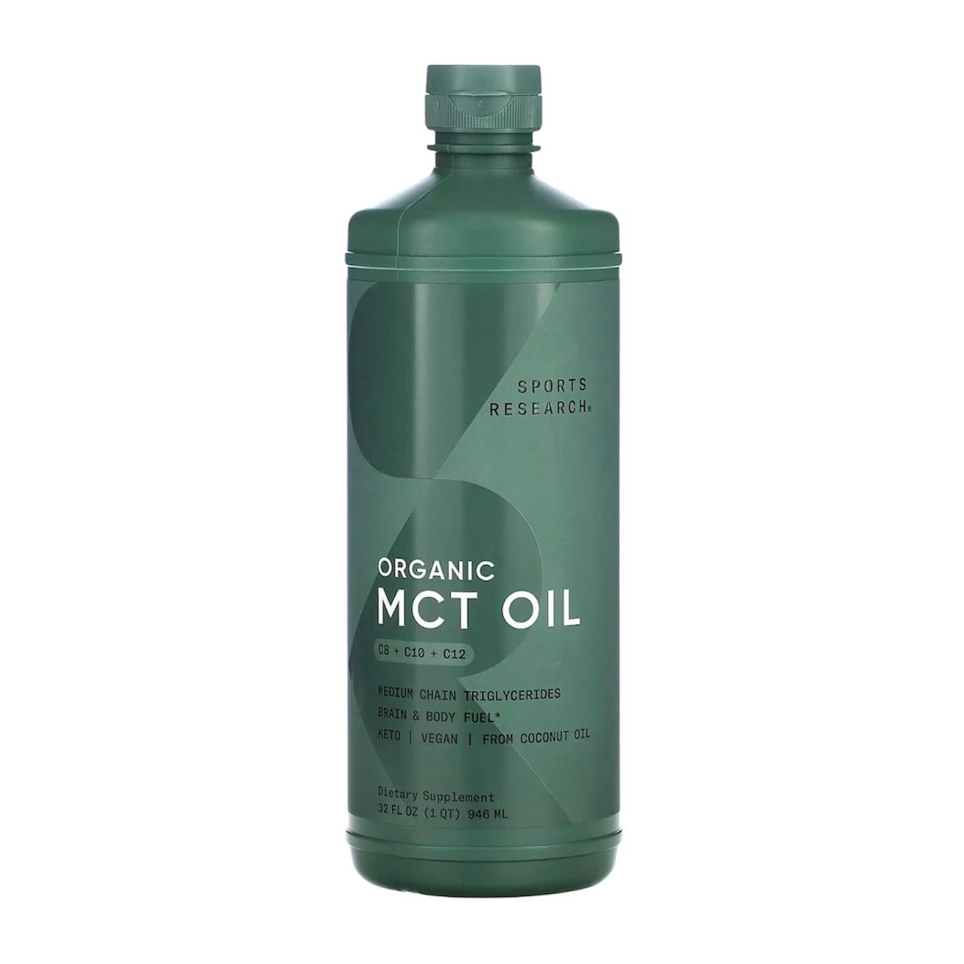 Sports Research Organic MCT Oil C8 946 ml