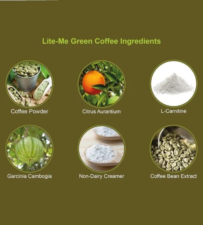 LiteMe Green Coffee with Citrus Aurantium & L-Carnitine (12 Sachets)