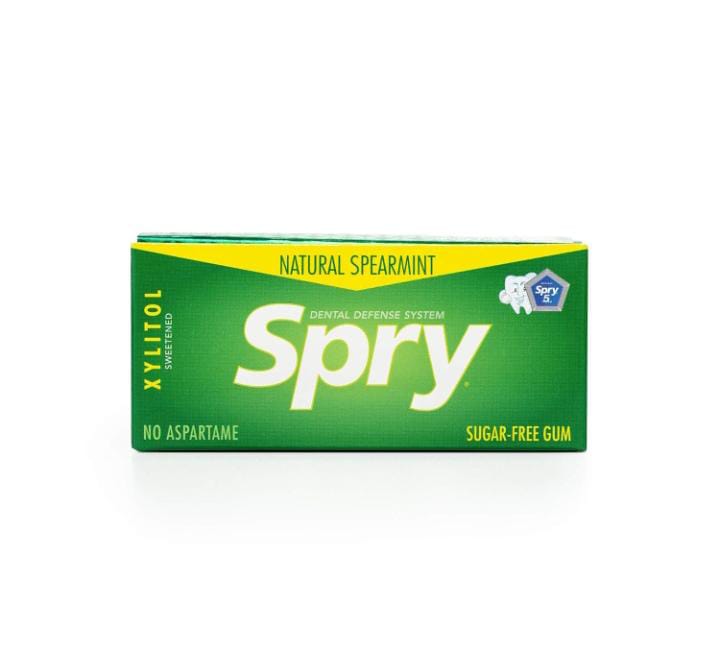 Spry Spearmint Gum Xylitol Sugar Free 10 PCS