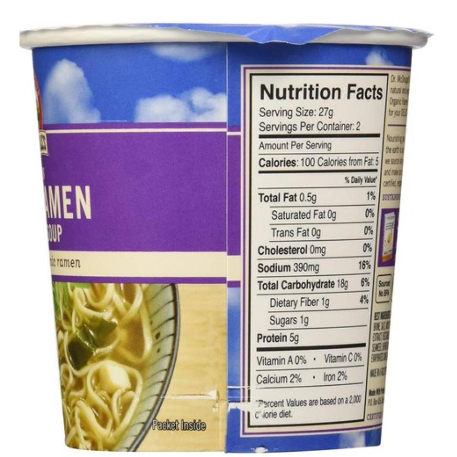 Dr. McDougall's Vegan Miso Ramen Noodle Soup 53g