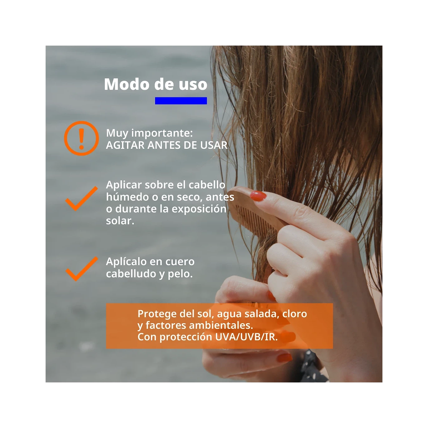 abril nature Sunscreen & Heat Multi-Protector No.1 with Plex for Dyed Hair 200ml