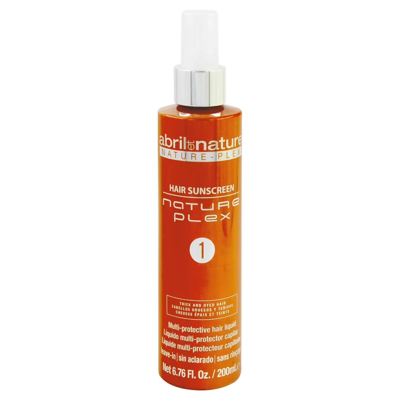abril nature Sunscreen & Heat Multi-Protector No.1 with Plex for Dyed Hair 200ml