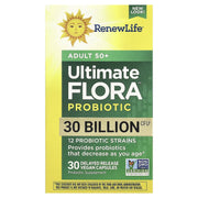 Renew Life Probiotics Adult 50+ Gut Health 30 billion 30 Vegetarian Capsules